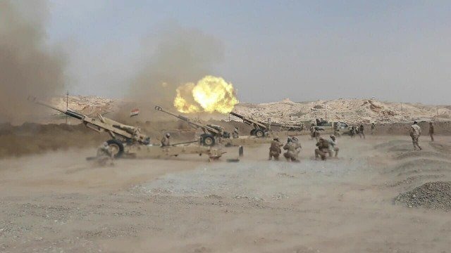 الجيش العراقي يستهدف مواقع 