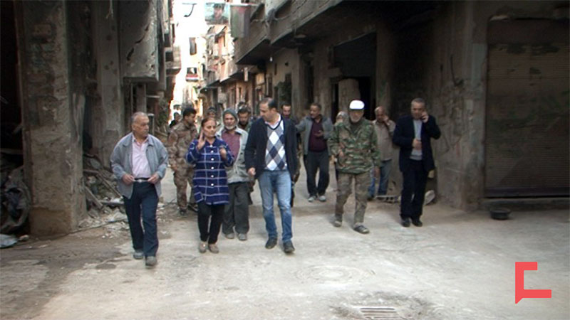 عودة العائلات المهجرة بفعل الإرهاب من حي التضامن جنوب دمشق إلى منازلهم