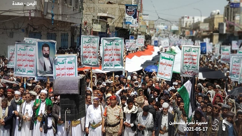 اليمن تنصرُ فلسطين: جرائمُ الكيان الإسرائيلي سترتد عليه غضبًا صاروخياً مدمراً