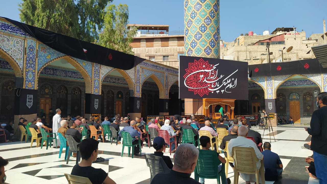 من مقام السيدة زينب (ع).. على عهد الحسين (ع) باقون 