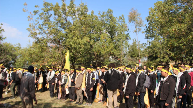 في أجواء يوم الشهيد.. مسير جهادي لـ500 من الشباب التعبوي في جبل صافي