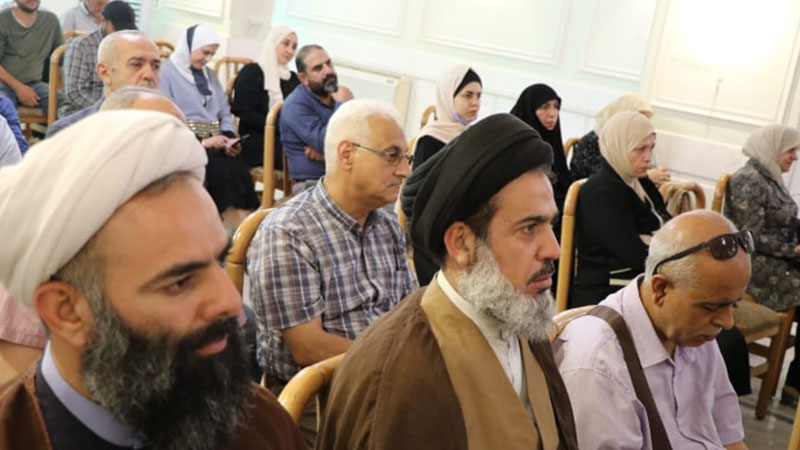 ندوة ثقافية عن الإمام الخميني (قده) في المستشارية الثقافية الإيرانية بدمشق