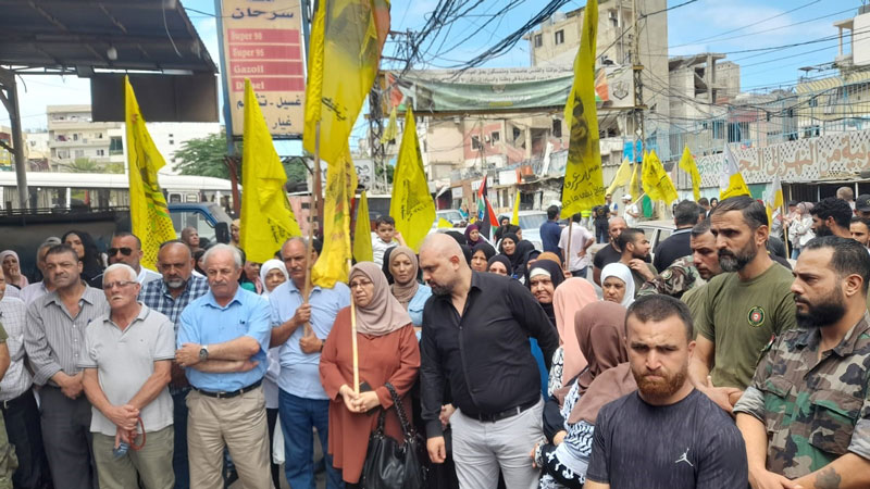مسيرات شعبية في مخيمات الشمال احتفالًا بانتصار المقاومة الفلسطينية