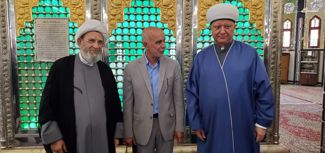 الشيخ يزبك يستقبل رئيس مجلس الإدارة الدينية لمسلمي روسيا ويؤكّد أنّ اللقاء هو صورة عن التعايش الإسلامي المسيحي