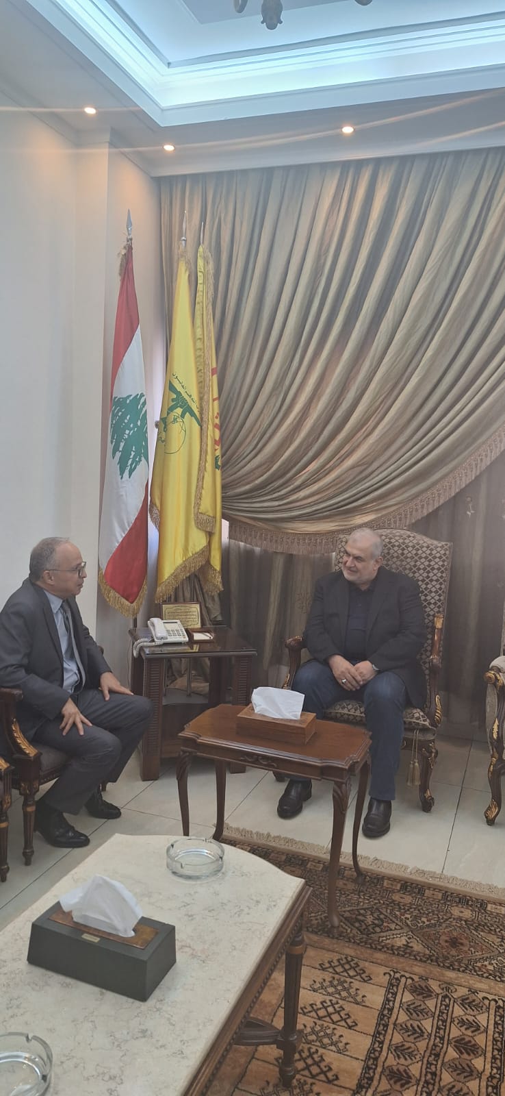 النائب رعد استقبل السفير الجزائري الجديد في لبنان