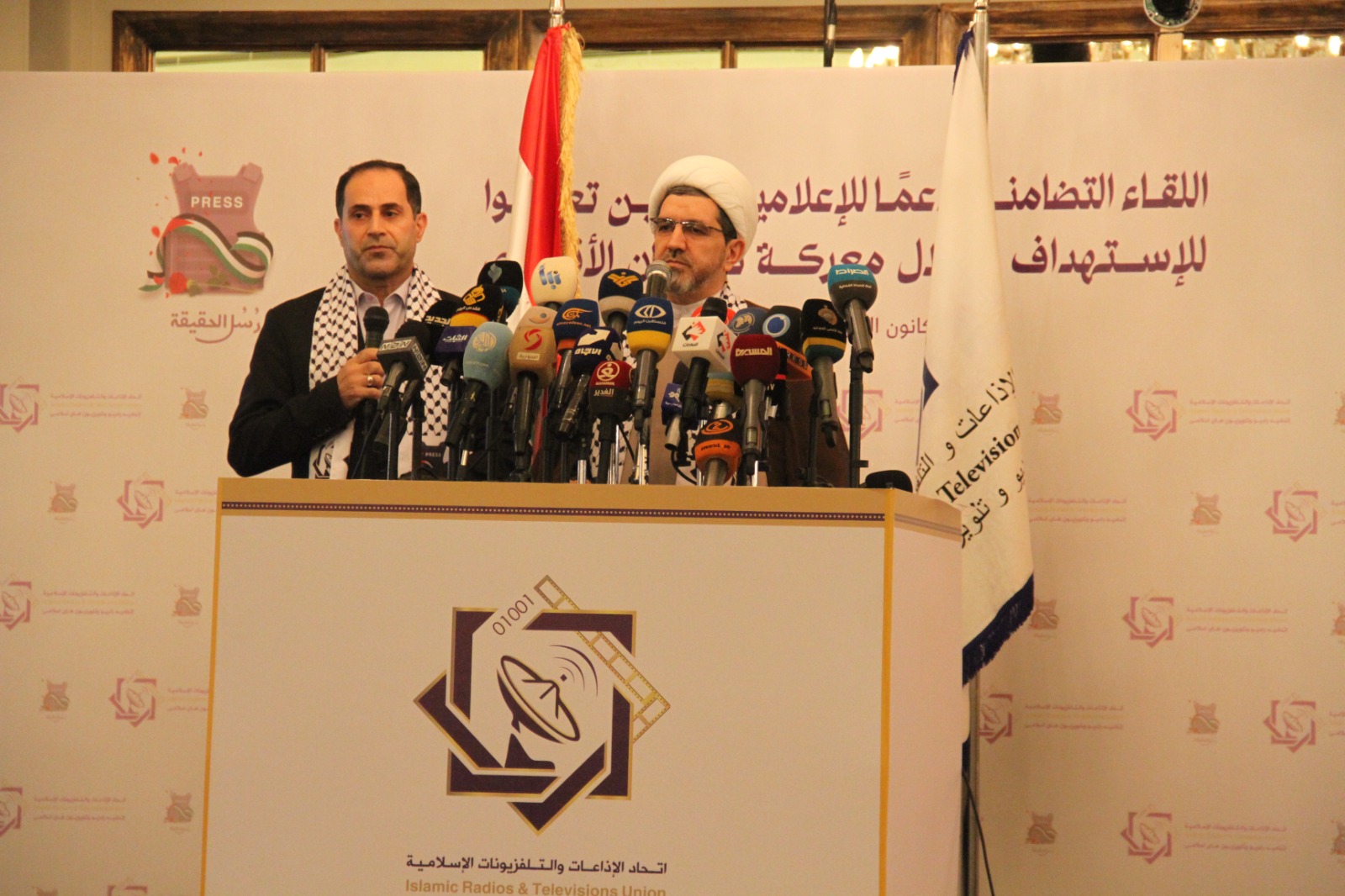 "رسل الحقيقة".. لقاء لاتحاد الإذاعات الإسلامية تضامنًا مع إعلاميي فلسطين ولبنان