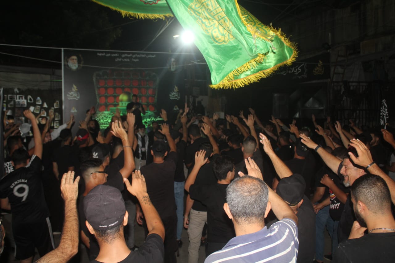 حزب الله أحيا الليلتين السابعة والثامنة من عاشوراء في صيدا والجوار